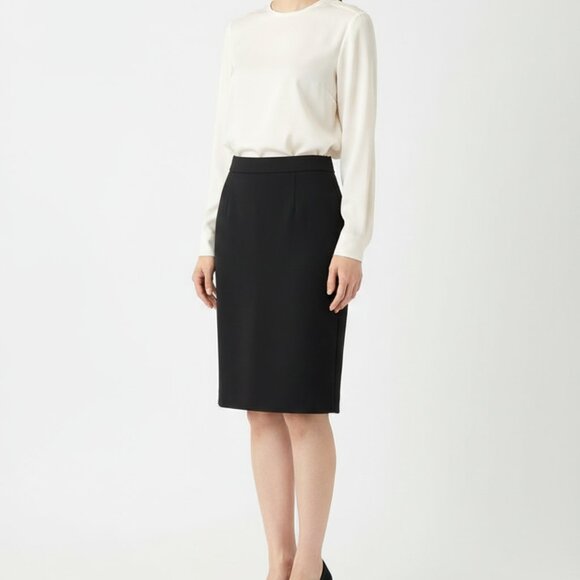 Banana Republic Washable Classic Black Pencil Skirt - Picture 1 of 5